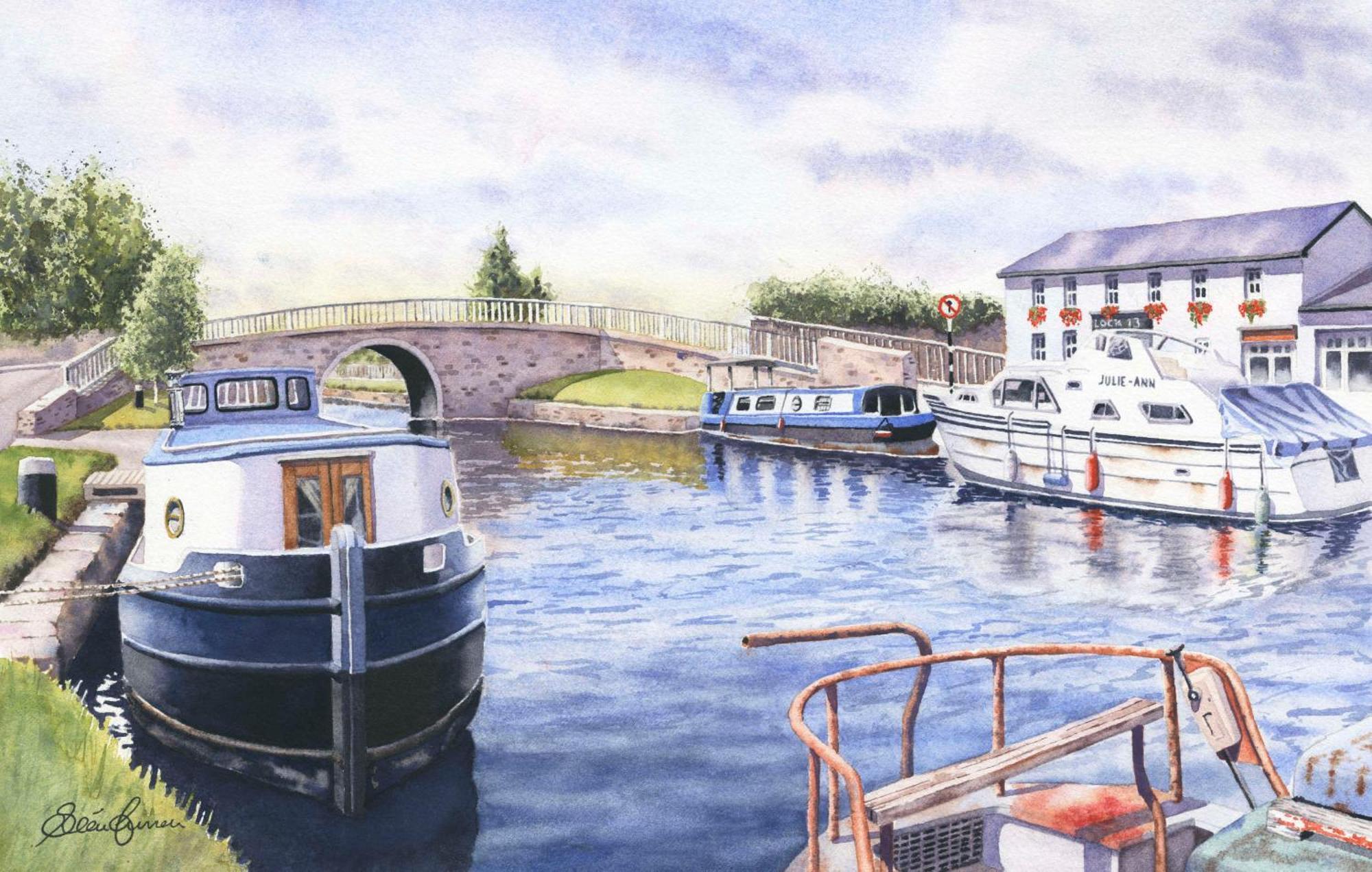 Roisin Dubh Houseboat Hotel Sallins Exterior photo